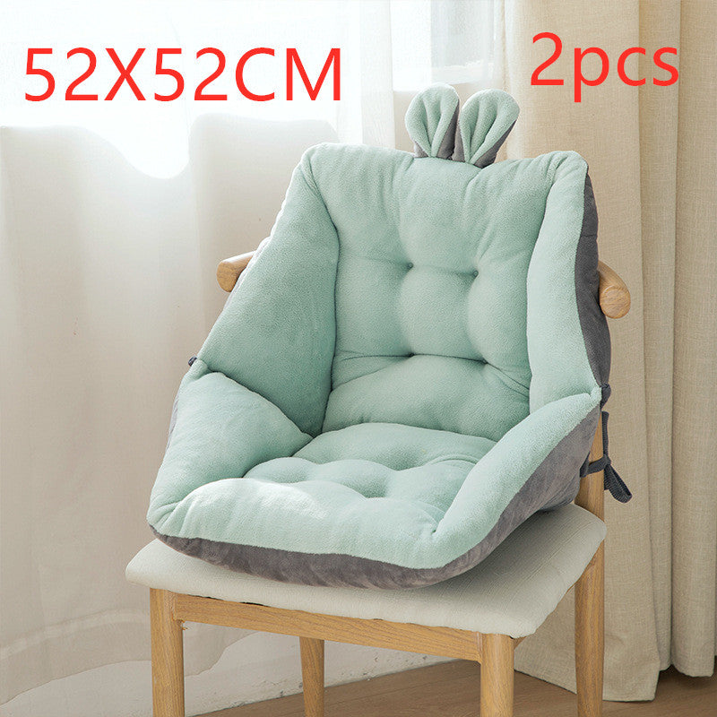 Sedentary Backrest Integrated Chair Cushion Seat Cushion - Big Cart Sky