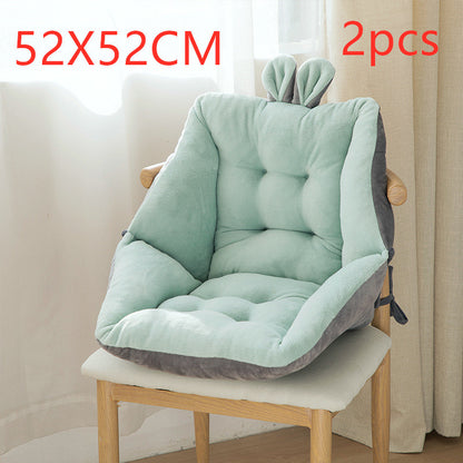 Sedentary Backrest Integrated Chair Cushion Seat Cushion - Big Cart Sky