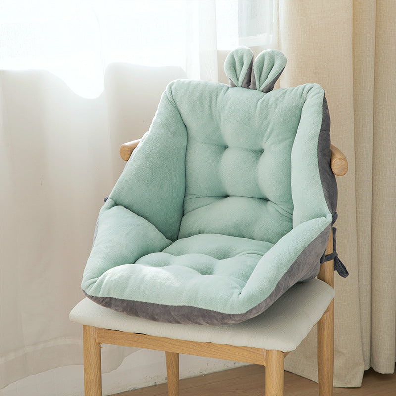 Sedentary Backrest Integrated Chair Cushion Seat Cushion - Big Cart Sky