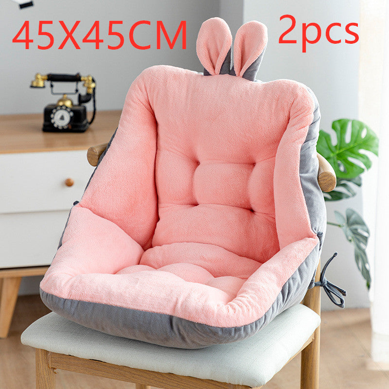 Sedentary Backrest Integrated Chair Cushion Seat Cushion - Big Cart Sky