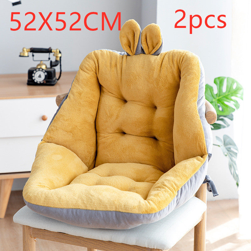 Sedentary Backrest Integrated Chair Cushion Seat Cushion - Big Cart Sky