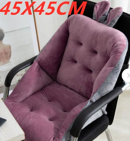 Sedentary Backrest Integrated Chair Cushion Seat Cushion - Big Cart Sky