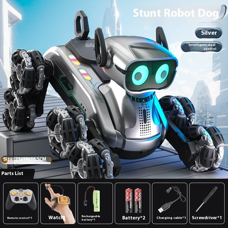 Mechanical Dog Stunt Remote Control Toy Car - Big Cart Sky