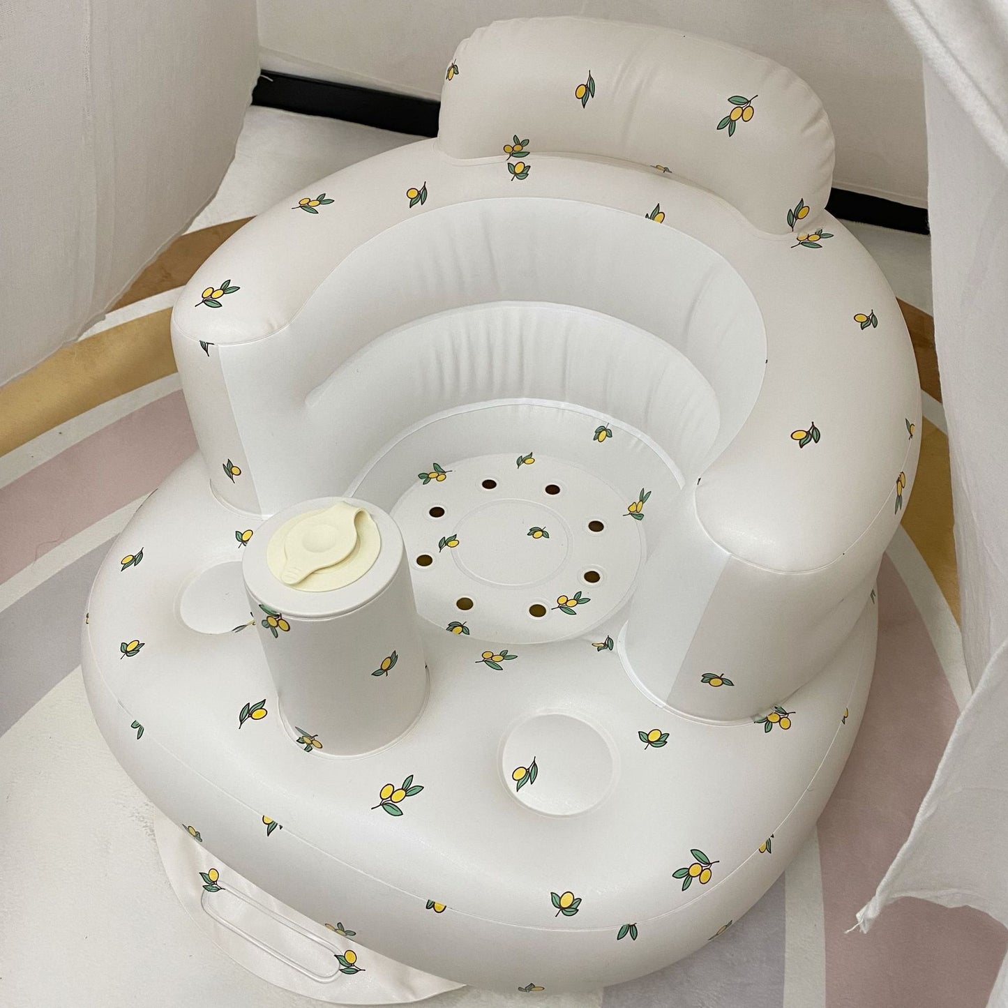 Portable Inflatable Baby Dining Chair For Bathing And Swimming - Big Cart Sky