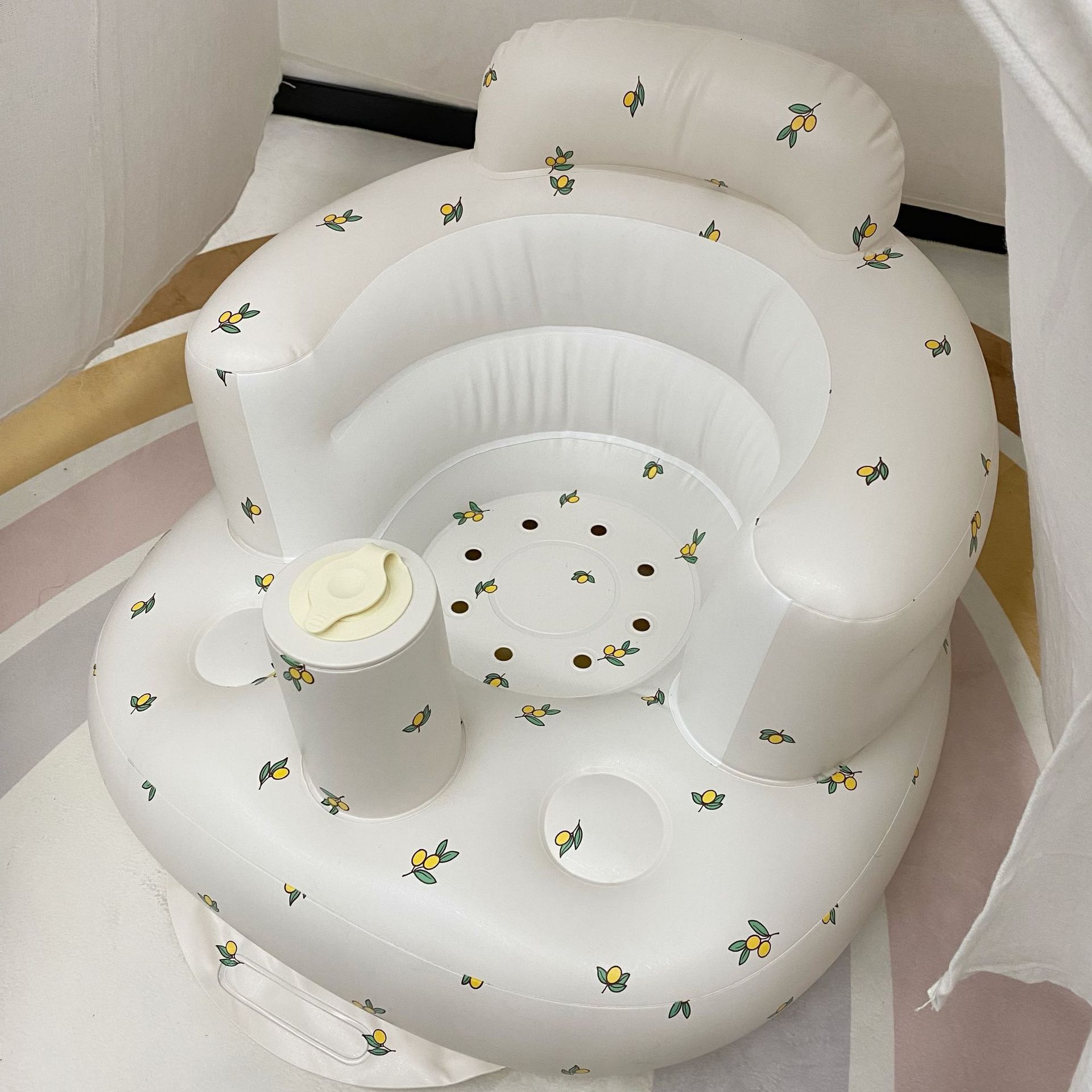 Portable Inflatable Baby Dining Chair For Bathing And Swimming - Big Cart Sky