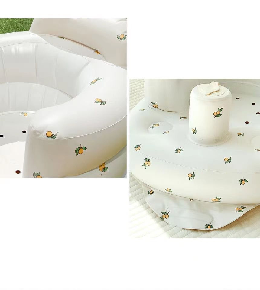 Portable Inflatable Baby Dining Chair For Bathing And Swimming - Big Cart Sky