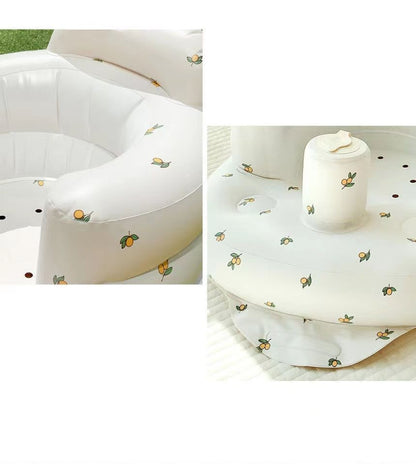 Portable Inflatable Baby Dining Chair For Bathing And Swimming - Big Cart Sky