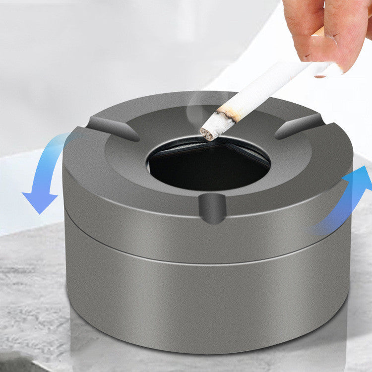 Household Minimalist Ash-proof Stainless Steel Ashtray - Big Cart Sky