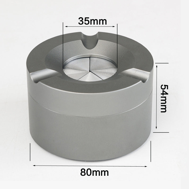 Household Minimalist Ash-proof Stainless Steel Ashtray - Big Cart Sky
