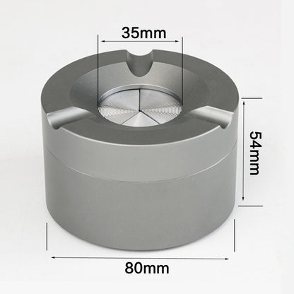 Household Minimalist Ash-proof Stainless Steel Ashtray - Big Cart Sky