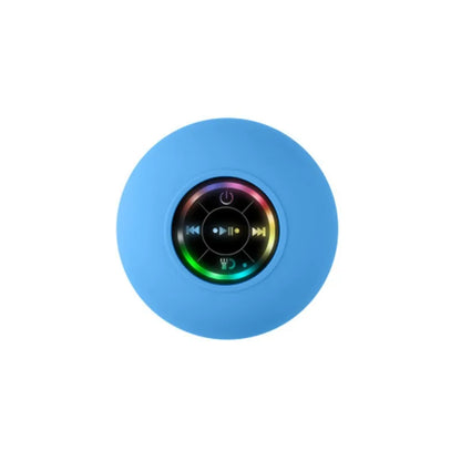 Portable Wireless Bluetooth Speaker – LED IPX4 Waterproof Mini Stereo Sound Box with Large Suction Cup - Big Cart Sky
