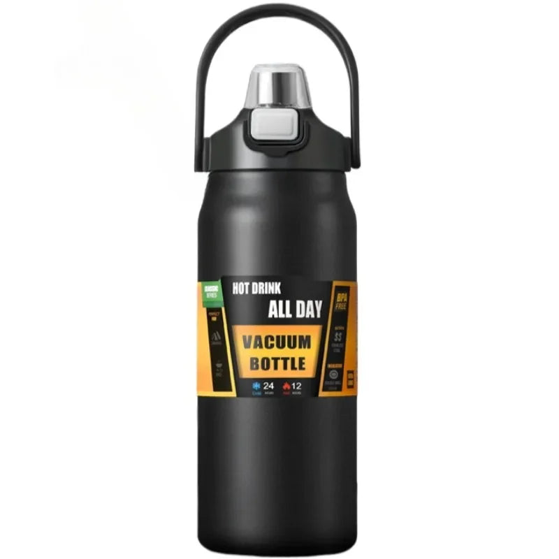 Sport Water Bottles - Stainless Steel Thermal Vacuum Flasks Leakproof - Big Cart Sky