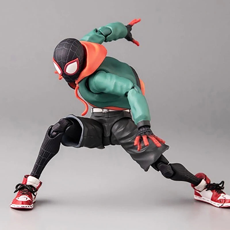 Sv Action Spiderman Miles Morales Action Figure Collection Sentinel Marvel Spider-Man Into the Spider Verse Figures Model Toys - Big Cart Sky
