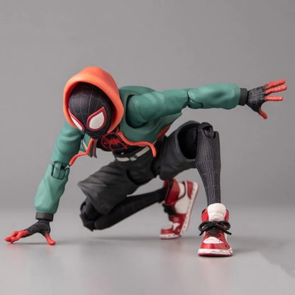 Sv Action Spiderman Miles Morales Action Figure Collection Sentinel Marvel Spider-Man Into the Spider Verse Figures Model Toys - Big Cart Sky