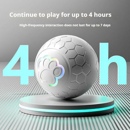 Smart Interactive Dog Toy Ball – USB Rechargeable, Automatic Bouncing & Rolling with RGB Lights for Dogs & Cats - Big Cart Sky