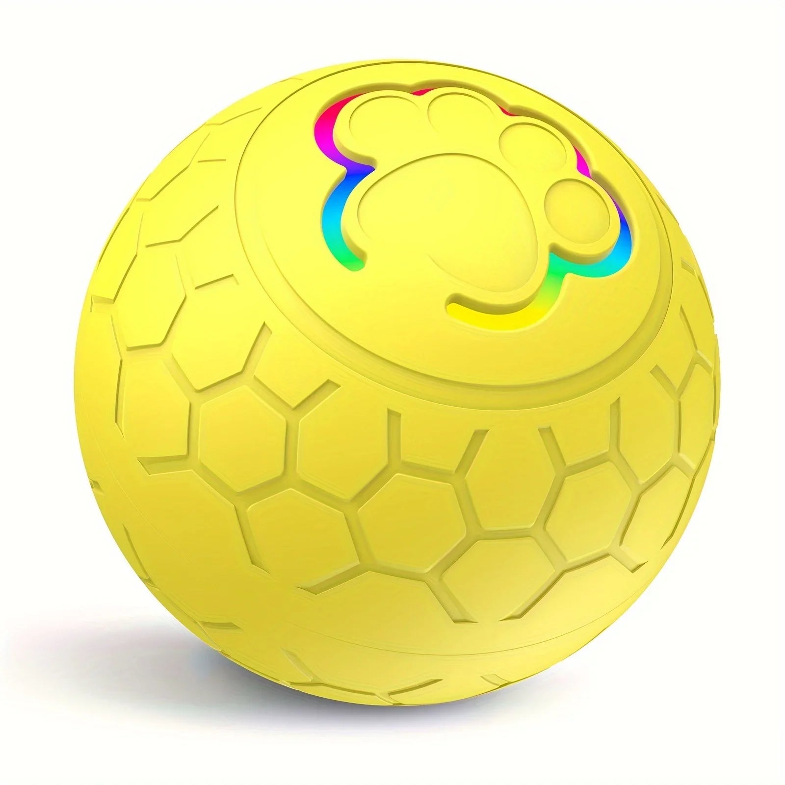 Smart Interactive Dog Toy Ball – USB Rechargeable, Automatic Bouncing & Rolling with RGB Lights for Dogs & Cats - Big Cart Sky
