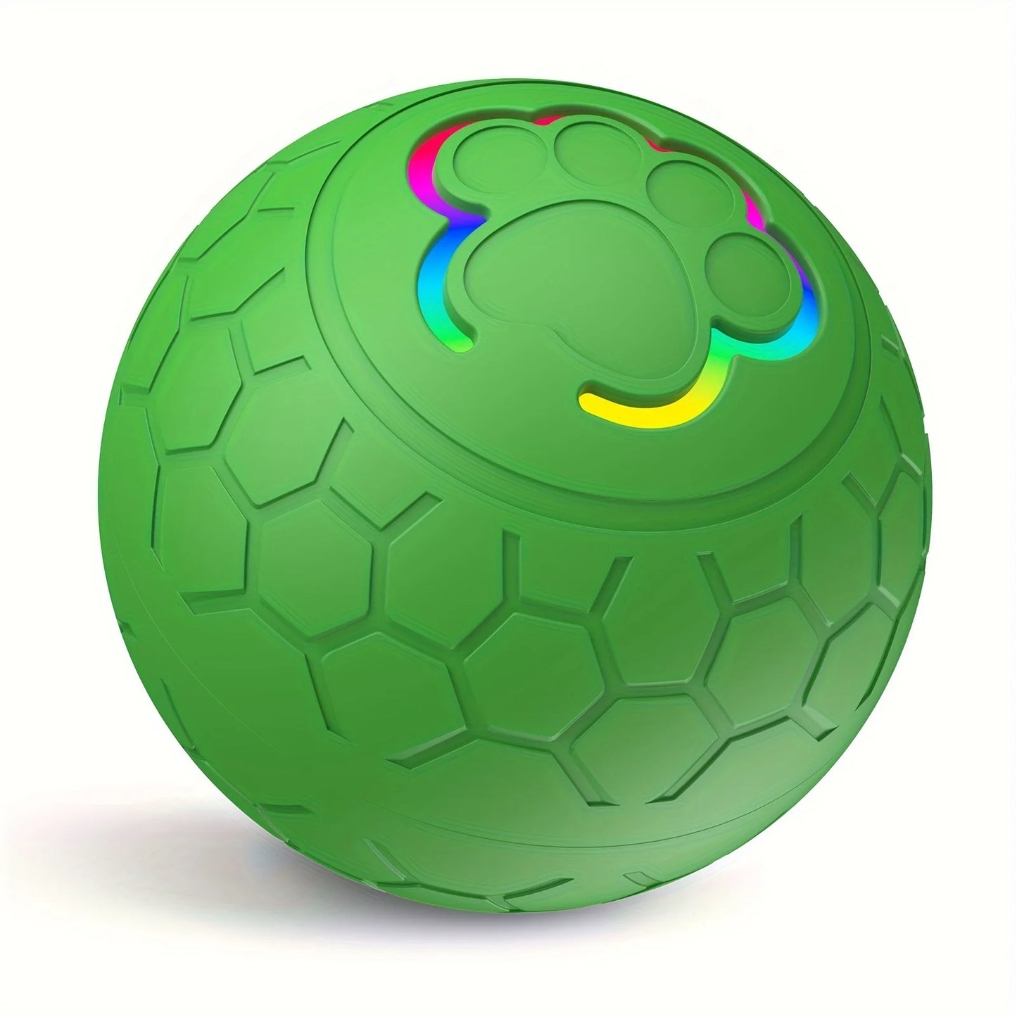 Smart Interactive Dog Toy Ball – USB Rechargeable, Automatic Bouncing & Rolling with RGB Lights for Dogs & Cats - Big Cart Sky
