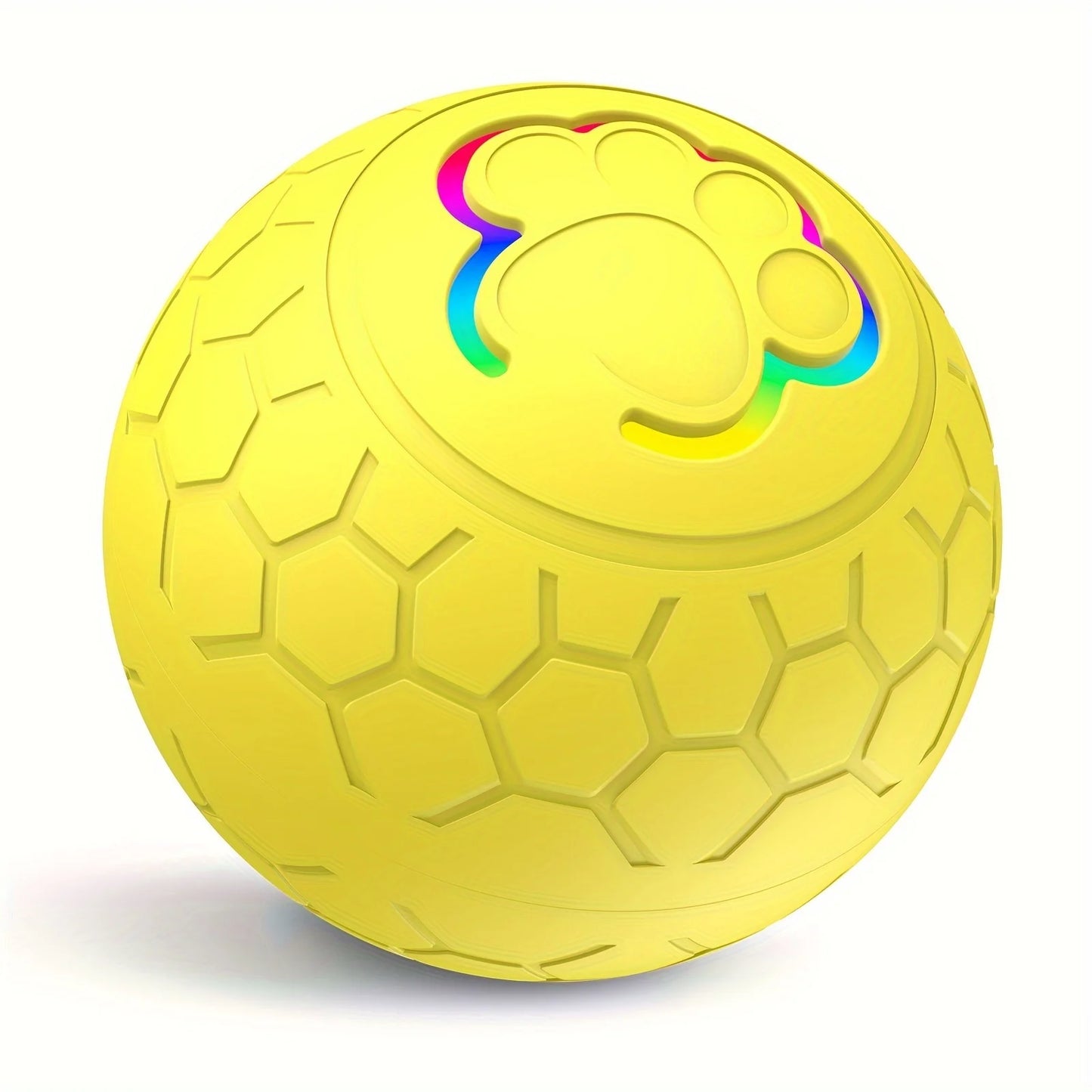 Smart Interactive Dog Toy Ball – USB Rechargeable, Automatic Bouncing & Rolling with RGB Lights for Dogs & Cats - Big Cart Sky
