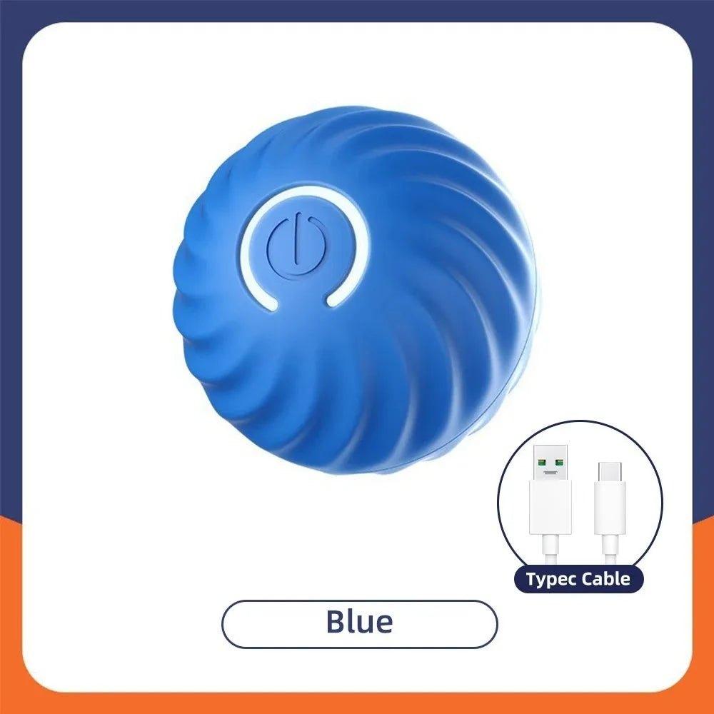 Smart Interactive Dog Toy Ball – USB Rechargeable, Automatic Bouncing & Rolling with RGB Lights for Dogs & Cats - Big Cart Sky