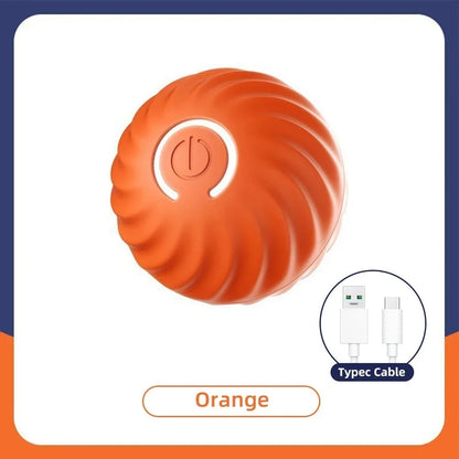Smart Interactive Dog Toy Ball – USB Rechargeable, Automatic Bouncing & Rolling with RGB Lights for Dogs & Cats - Big Cart Sky